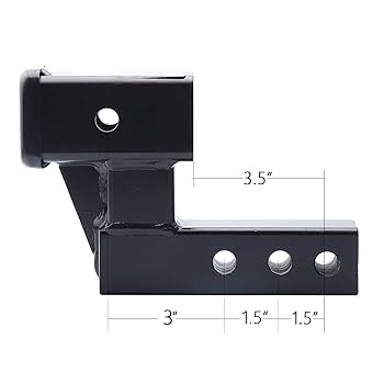 G-RAP HAMI ＆ CHERELLE FORTIERセット HITOWMFG 2Inch Trailer Hitch Receiver Extension with 4 inch